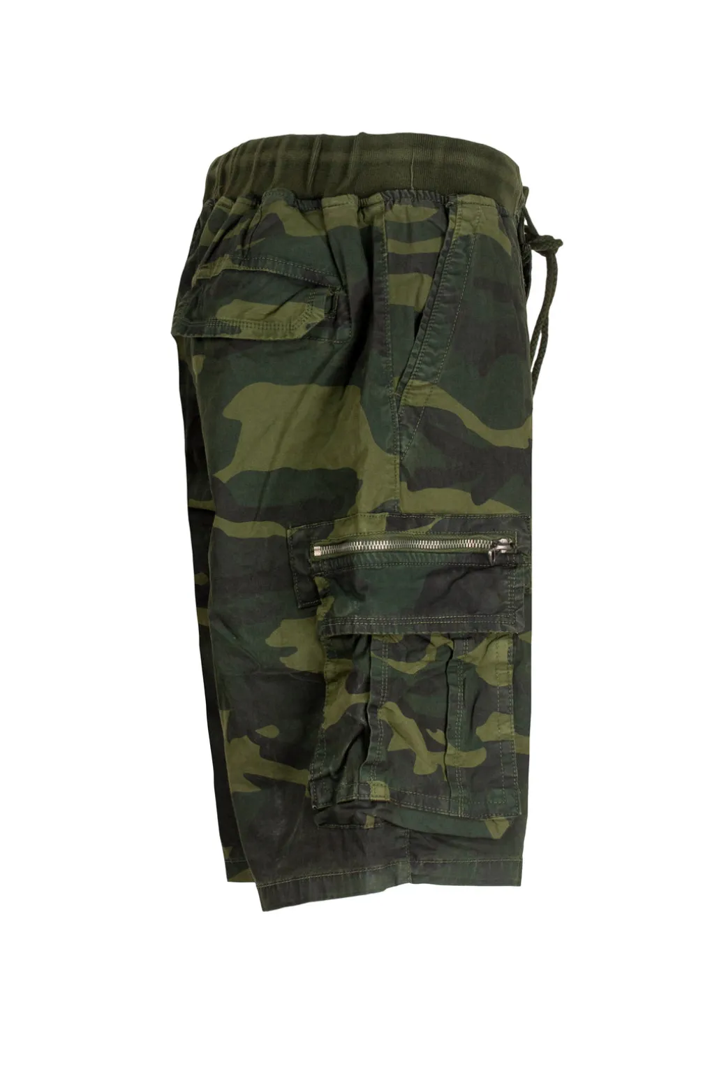 Bermuda cargo camouflage con coulisse