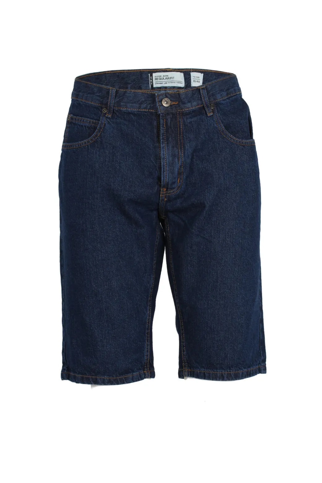Bermuda jeans classic stone wash