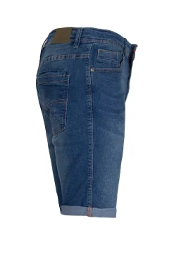 Bermuda jeans uomo light washed