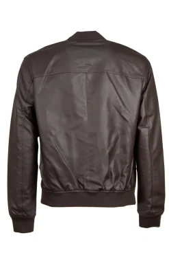 Bomber in ecopelle