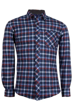 Camicia a quadri con interno in pile