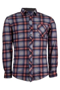 Camicia a quadri con interno in pile