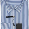 Camicia classica in puro cotone rigato