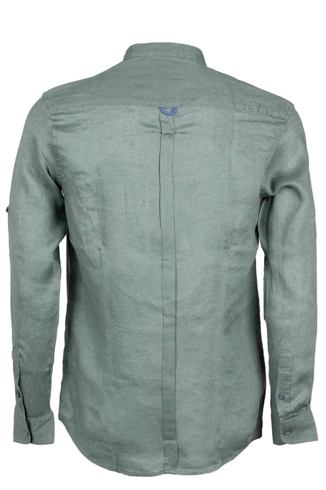 Camicia coreana uomo in puro lino