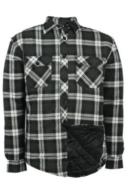 Camicia in flanella imbottita a quadri