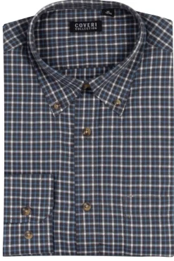 Camicia in flanella rasata a quadri