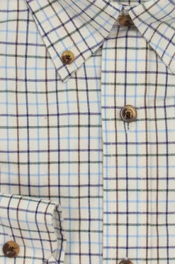 Camicia in flanella rasata a quadri