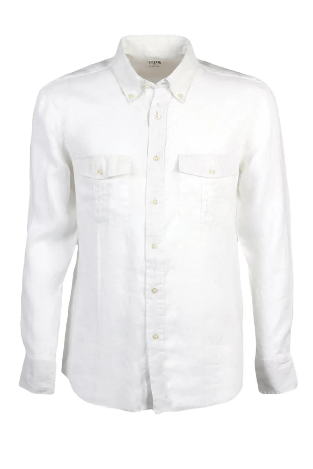Camicia lino uomo taglia comoda button down