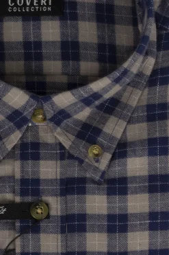 Camicia uomo in flanella button down
