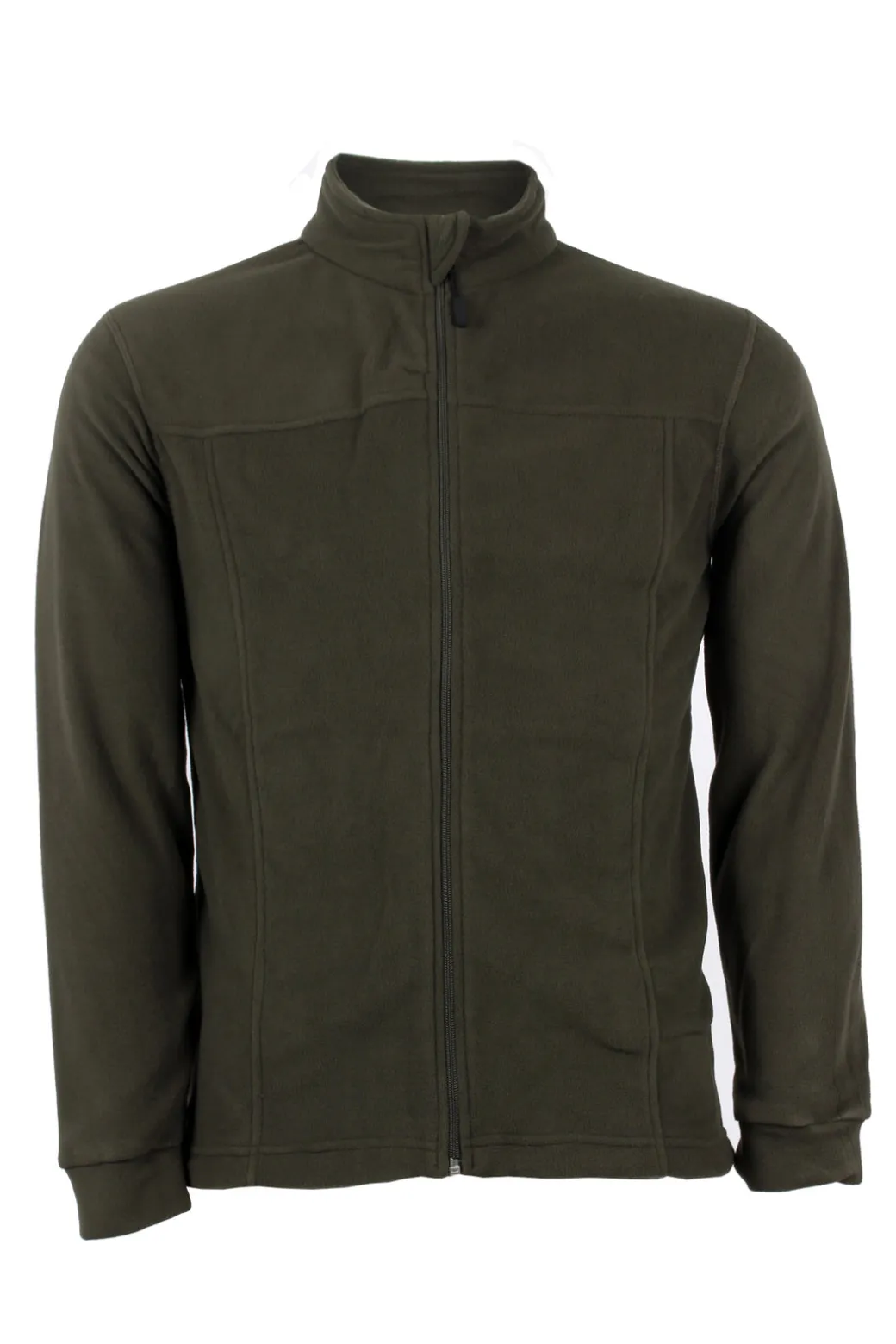 Felpa in micro pile full zip