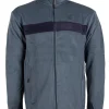 Felpa in pile full zip uomo