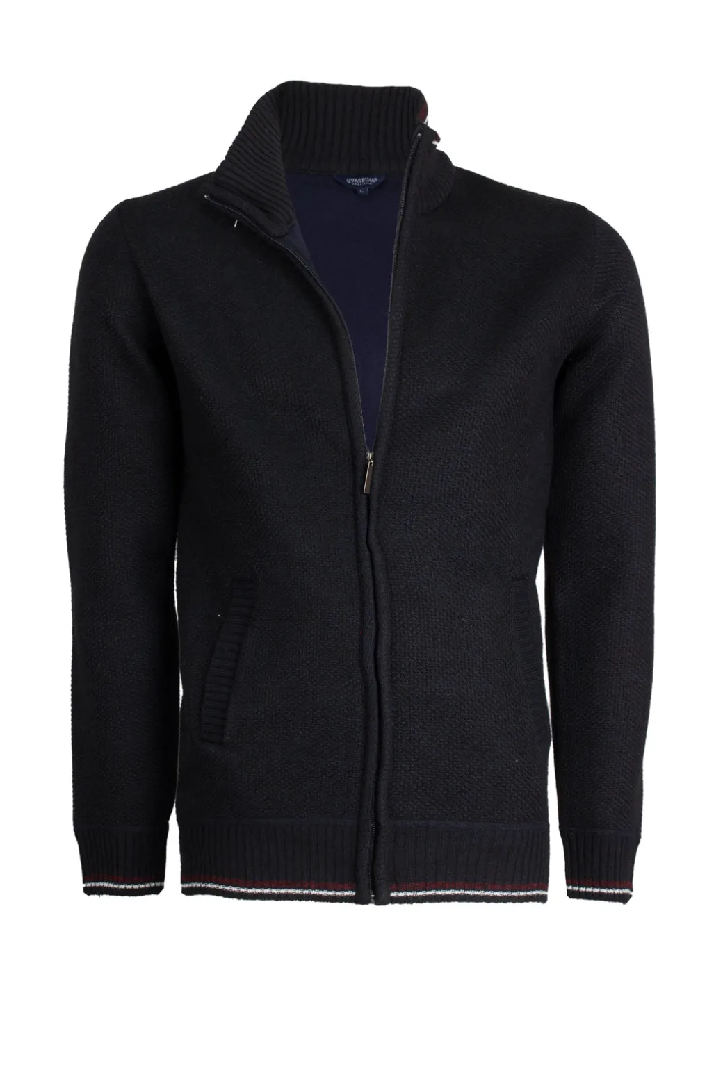 Giacca full zip foderata in pile