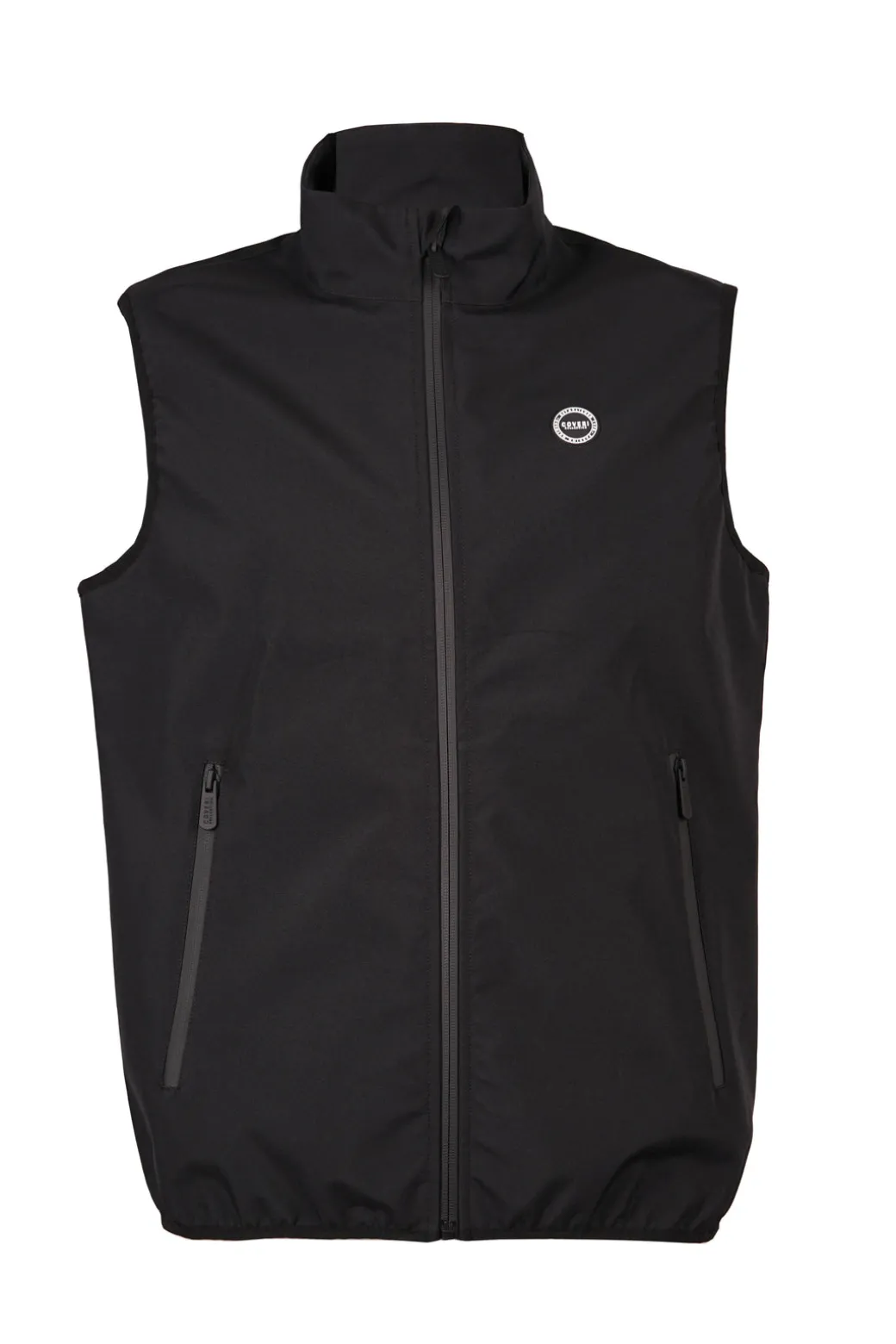 Gilet in tessuto scuba con logo sul cuore
