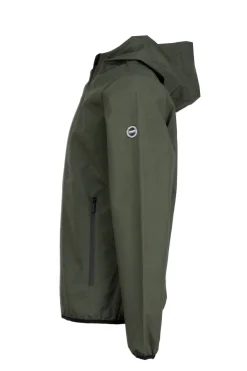 Giubbino softshell con cappuccio e doppia tasca