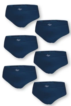 Pack di 6 slip da uomo in microfibra