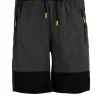Pantaloncino sportivo con dettagli fluo