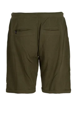 Pantaloncino sportivo in cotone nido d'ape
