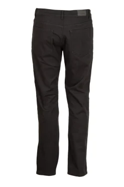 Pantalone 5 tasche in twill elasticizzato foderato