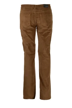 Pantalone 5 tasche in velluto elasticizzato 2000 righe