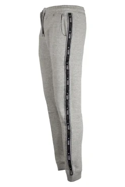 Pantalone sportivo felpato con bande laterali