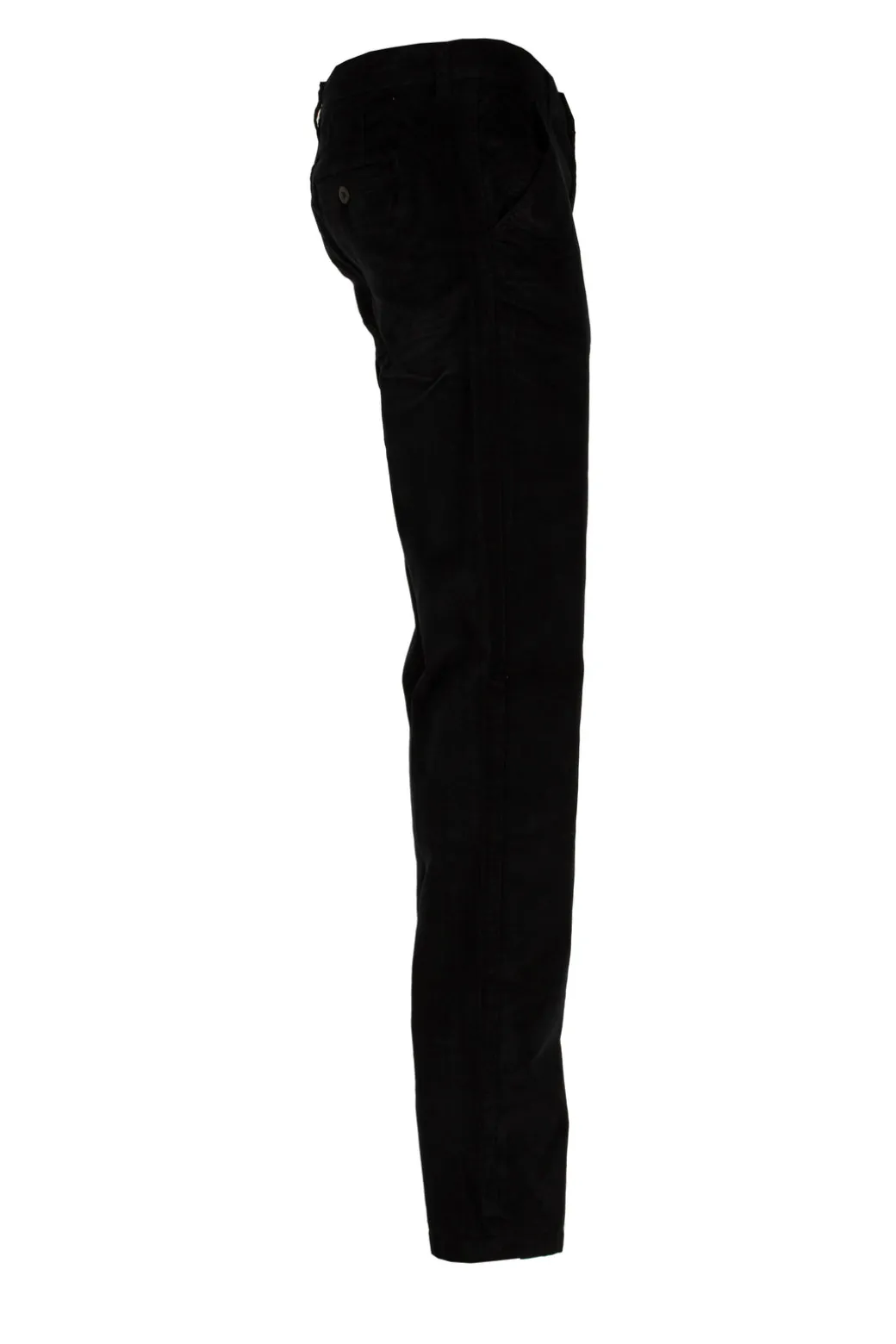 Pantalone tasca america in velluto elasticizzato 2000 righe