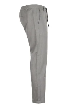 Pantalone tasca america in tessuto melange