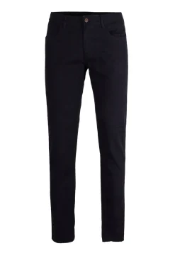 Pantalone tasca america in twill elasticizzato