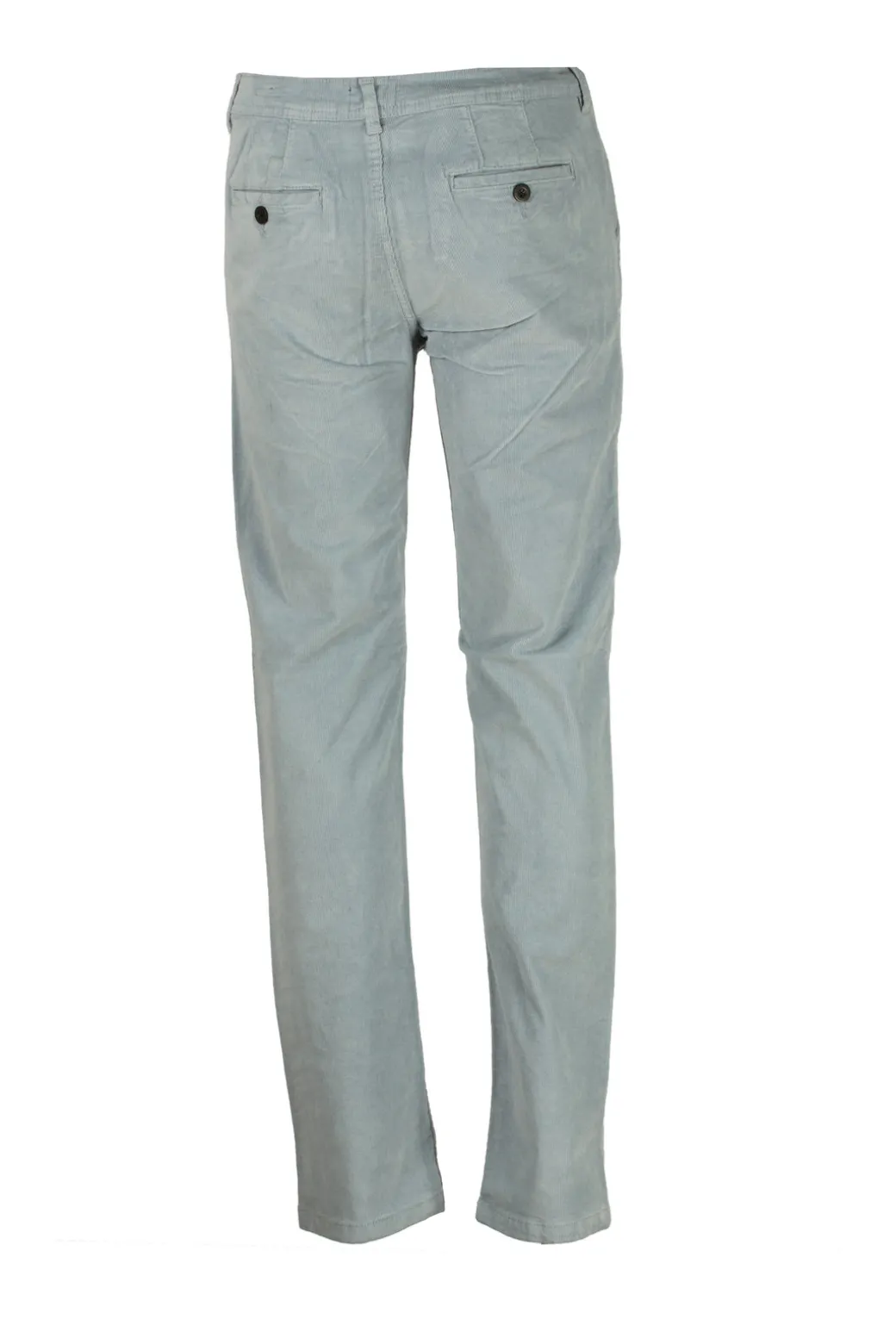 Pantalone tasca america in velluto elasticizzato 2000 righe
