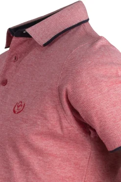 Polo in cotone piquet tinta unita