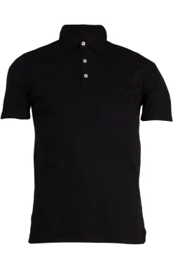 Polo in cotone slub con logo in rilievo sul cuore