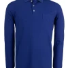 Polo manica lunga in tinta unita Coveri Collection