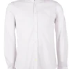 Polo manica lunga modello camicia in cotone piquet elasticizzato