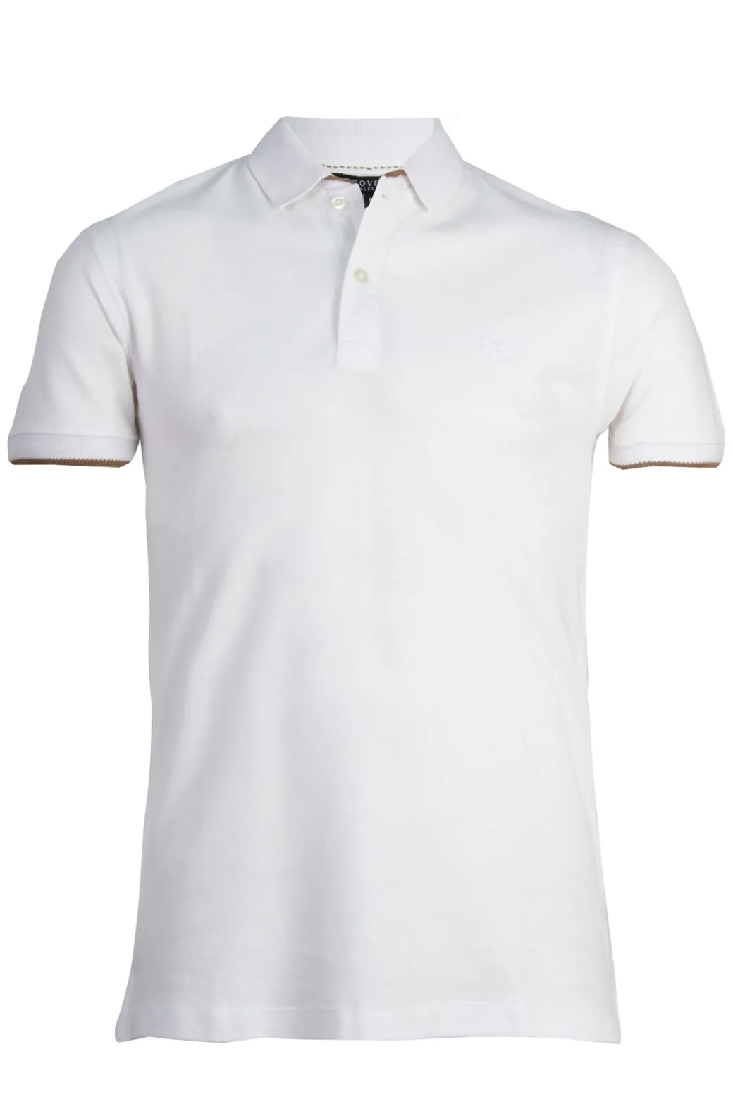 Polo uomo manica corta in cotone piquet con bordini