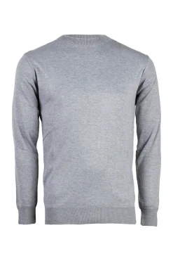 Pullover girocollo in poliestere uomo