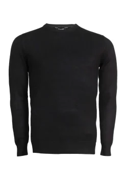 Pullover girocollo tinta unita