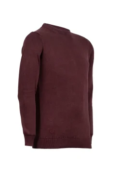 Pullover girocollo uomo tinta unita
