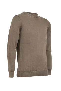 Pullover girocollo uomo tinta unita