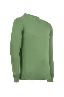 Pullover girocollo uomo tinta unita