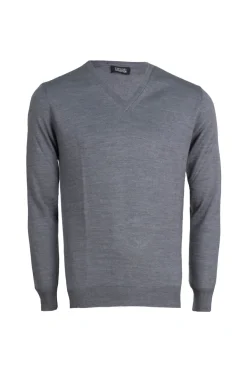 Pullover Made in Italy scollo a V