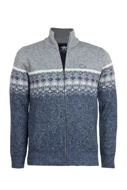Pullover zip intera con interno in pile