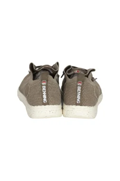 Scarpa stringata in morbido tessuto elasticizzato