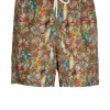Shorts mare uomo Made in Italy motivo giungla