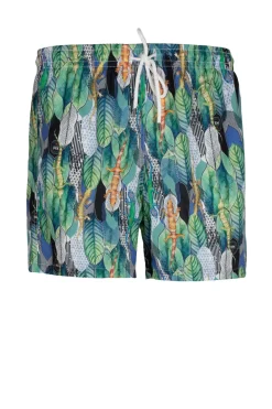 Shorts mare uomo Made in Italy motivo gechi