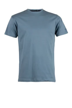 T-shirt da uomo girocollo tinta unita