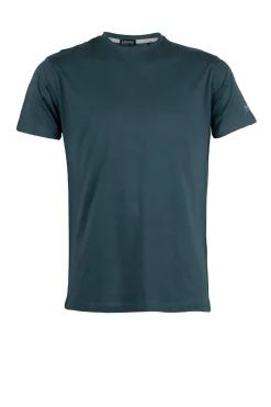 T-shirt da uomo girocollo tinta unita