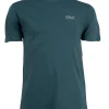 T-shirt Ghit Milano tinta unita con ricamo in rilievo
