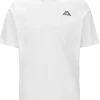 T-shirt girocollo con logo Kappa sul petto