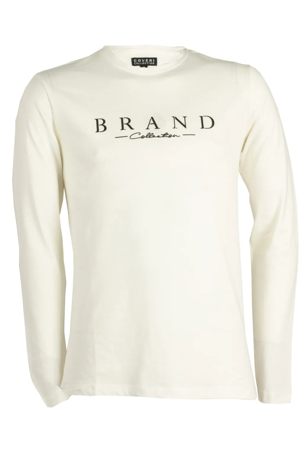 T-shirt girocollo in cotone jersey con stampa grande sul petto