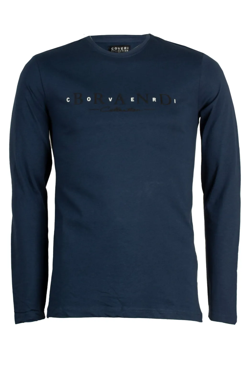 T-shirt girocollo in cotone jersey con stampa grande sul petto