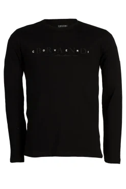 T-shirt girocollo in cotone jersey con stampa grande sul petto